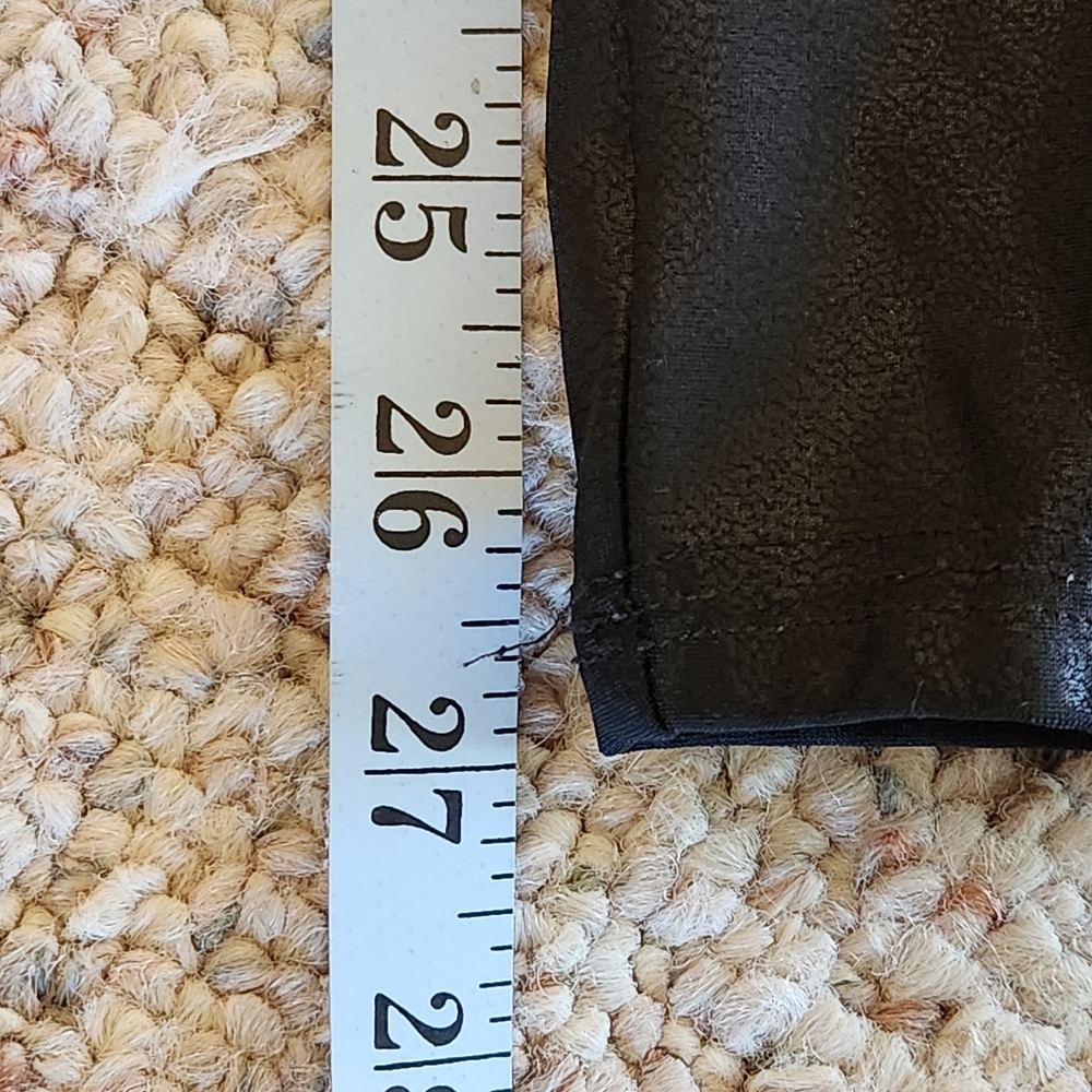 Spanx Moto Faux Leather Leggings Size Small Color black - Picture 4 of 12